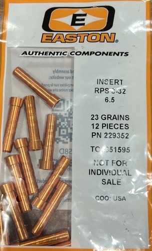 Easton arrow inserts 12pk - easton, 6.5